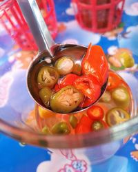 Close-up of pasta in bowl