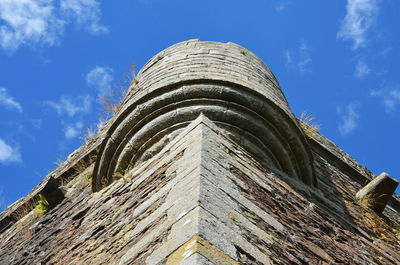 Low angle view of historical building against sky