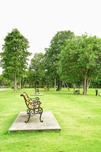 View of empty park