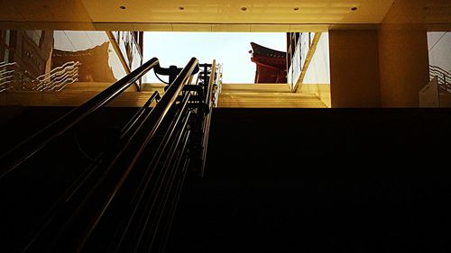 Interior of building with stairs