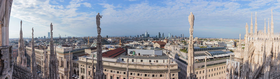 Cityscape against sky