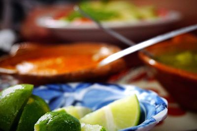 Close-up of fruits in bowl