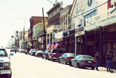 View of city street