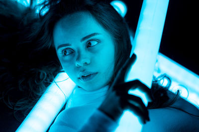 Portrait of a woman smiling