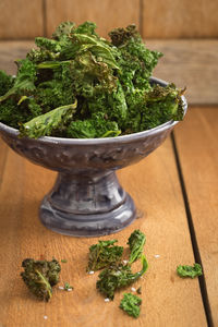 Close-up of vegetables on table