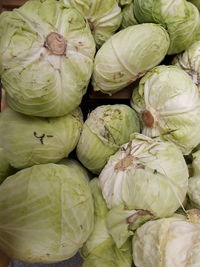 Full frame shot of vegetables for sale in market