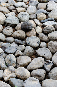 Full frame shot of stones