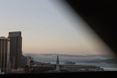 City skyline against sky