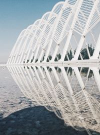 Reflection of building on water