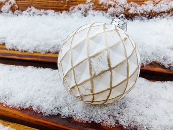 Close-up of christmas decorations