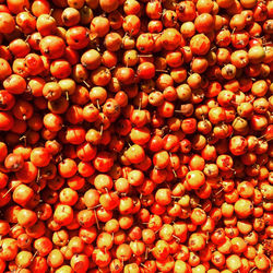 Full frame shot of oranges