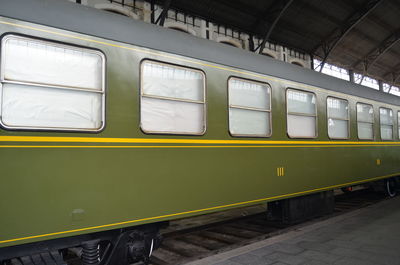 Train at railroad station