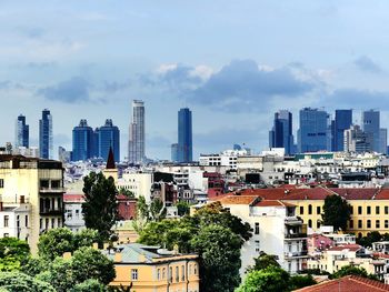 Cityscape against sky