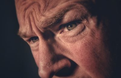 Cropped image of confused man