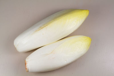 High angle view of lemon on table