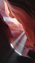Close-up of rock formation