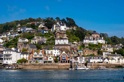 Buildings in city at waterfront