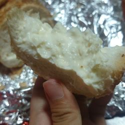 Close-up of cropped hand