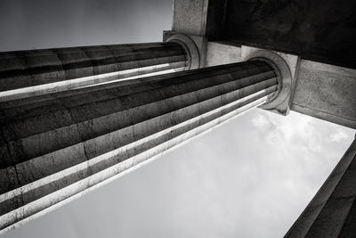 Temple of canova columns against sky