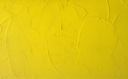 Full frame shot of yellow wall