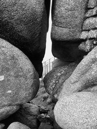 Stones on stone wall