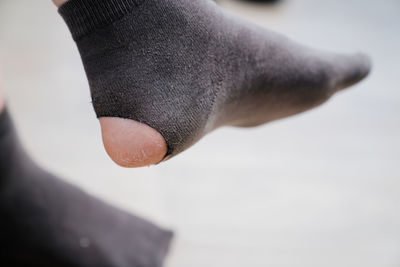 Close-up of human hand