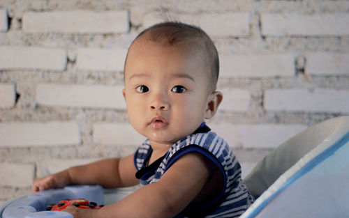 Portrait of cute boy