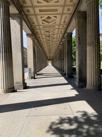 View of corridor of building