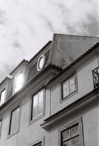 Low angle view of building against sky