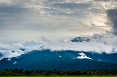 Scenic view of landscape against sky