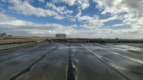 View of airport runway