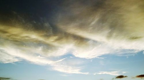 Low angle view of sky