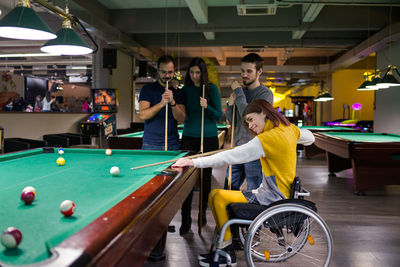 People playing on table