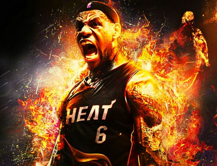 The burning LeBron