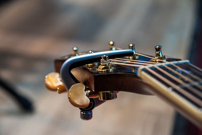 Close-up of guitar