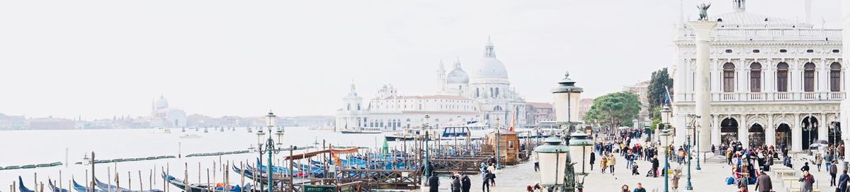 Panoramic view of buildings against sky