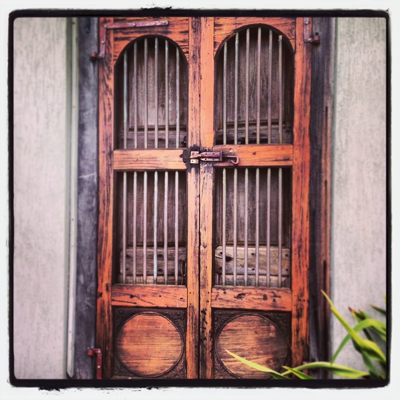 built structure, architecture, building exterior, window, door, transfer print, wood - material, closed, house, auto post production filter, old, entrance, wood, safety, wooden, abandoned, day, no people, residential structure, protection