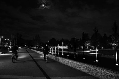 City street at night