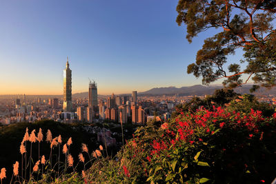 View of cityscape against sky