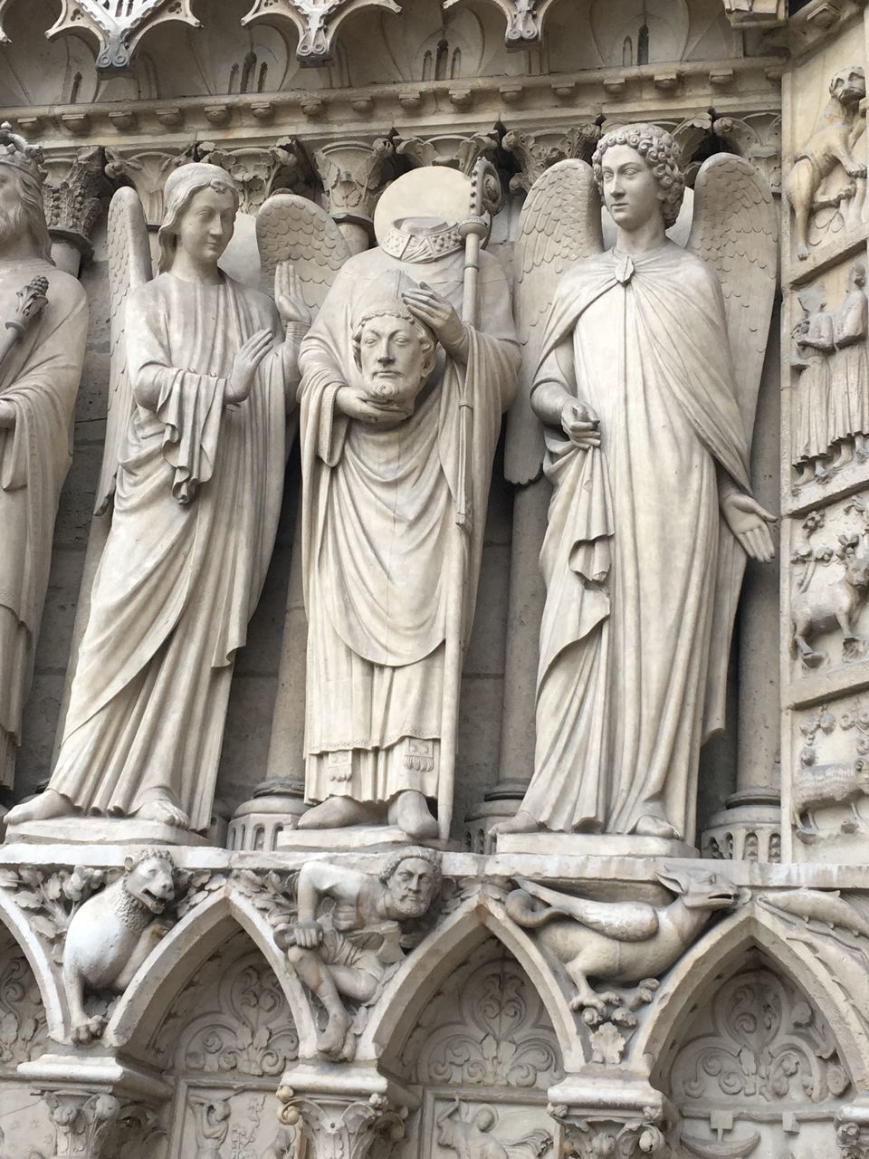 STATUE OF TEMPLE IN CATHEDRAL