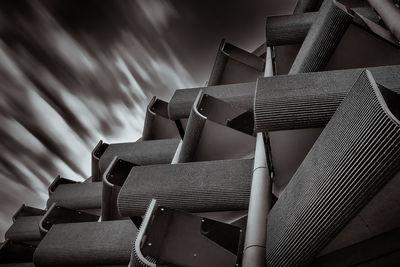 Low angle view of roof of building