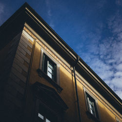 Low angle view of building against sky