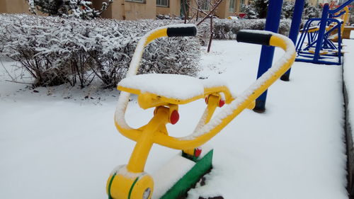 Bicycle in winter