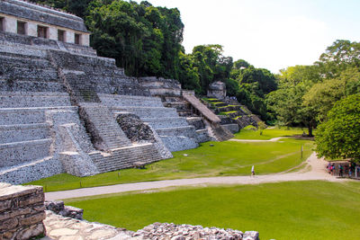 View of old ruin building