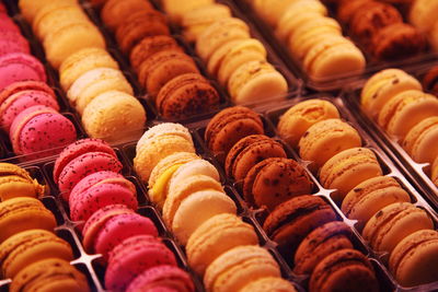 Detail shot of macaroons