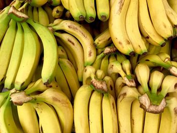 Full frame shot of bananas for sale