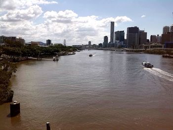 View of city at waterfront