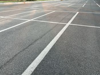 Zebra crossing on road