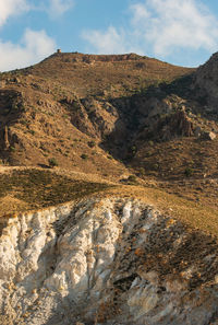 Scenic view of rocky mountains against sky