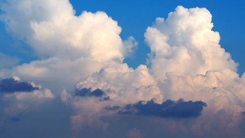 Low angle view of clouds in sky